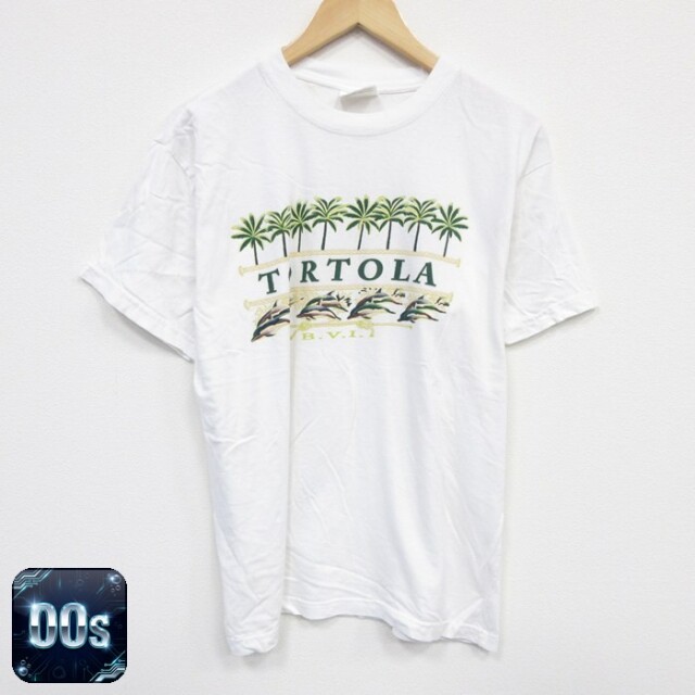 00s 半袖Tシャツ イルカ ホワイト L | 古着