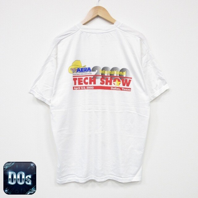 00s 半袖Tシャツ TECH ホワイト XL | 古着