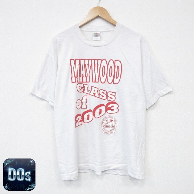 フルーツオブザルーム 00s 半袖Tシャツ MAYWOOD ホワイト XL | 古着