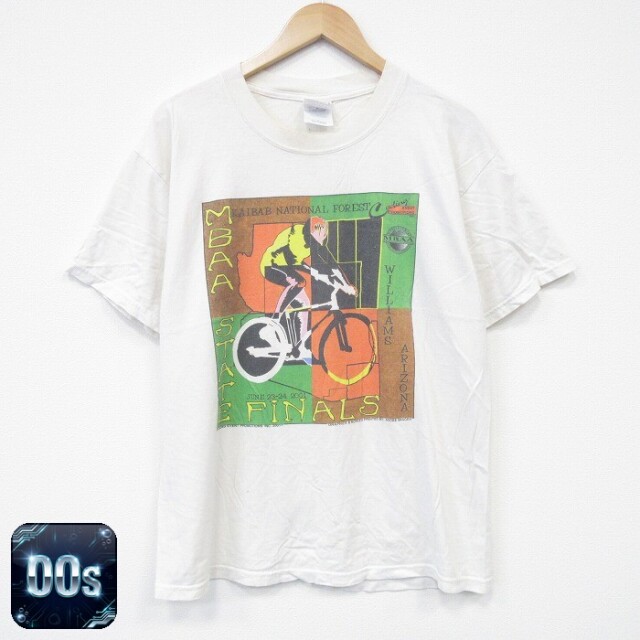 【50%OFF】00s 半袖Tシャツ MBAA企業広告 ベージュ L | 古着