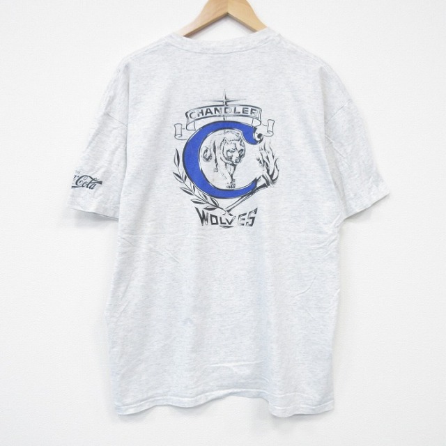 オニータ 90s 半袖Tシャツ オオカミ グレー XL | 古着