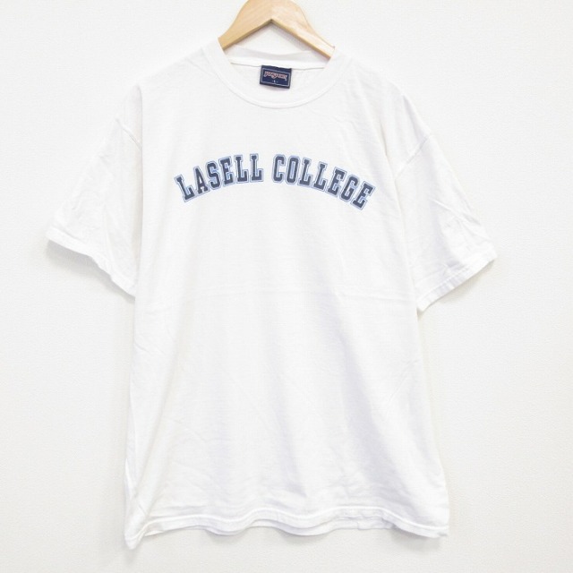 【50%OFF】ジャンスポーツ 00s 半袖Tシャツ カレッジ ホワイト XL | 古着