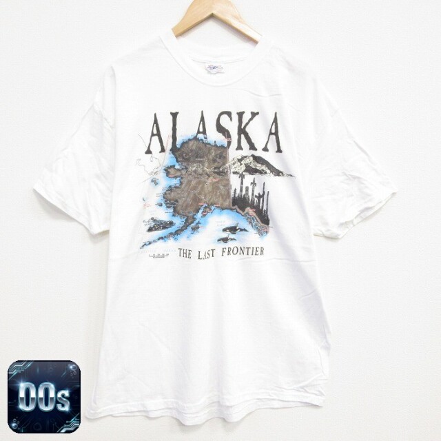 ヘインズ 00s 半袖Tシャツ アラスカ ホワイト XL | 古着