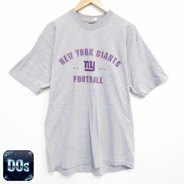 【50%OFF】マジェスティック 00s 半袖Tシャツ NFLニューヨークジャイアンツ グレー L | 古着
