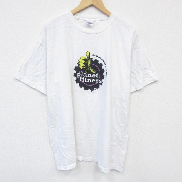 00s 半袖Tシャツ フィットネス ホワイト XL | 古着