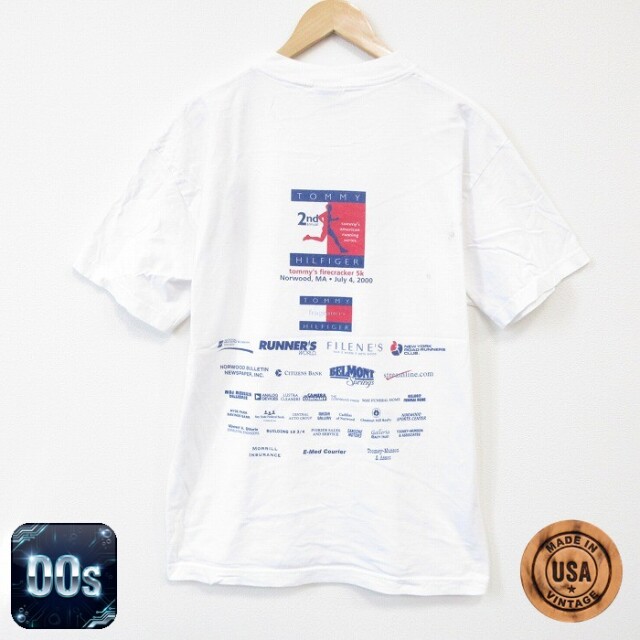 【50%OFF】00s 半袖Tシャツ ビッグロゴ ホワイト L | 古着