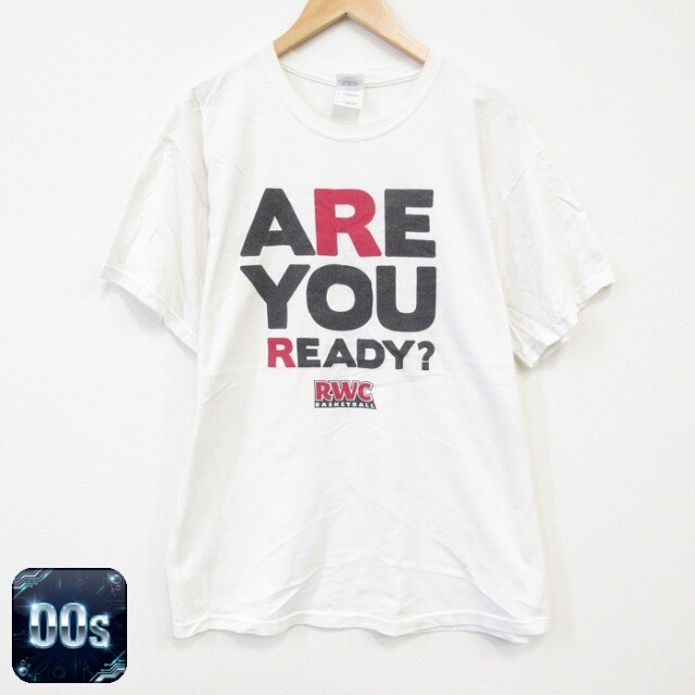 00s 半袖Tシャツ ARE ホワイト L | 古着