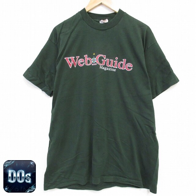【50%OFF】フルーツオブザルーム 00s 半袖Tシャツ ウェブガイドマガジン グリーン XL | 古着