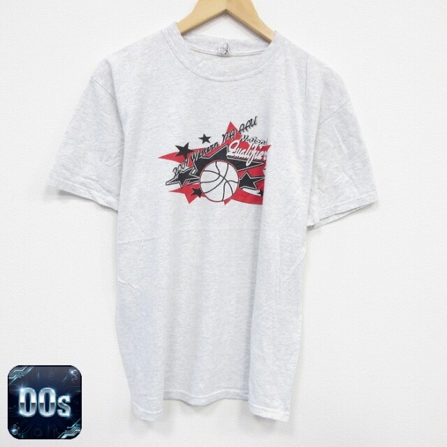 00s 半袖Tシャツ バスケットボール グレー L | 古着