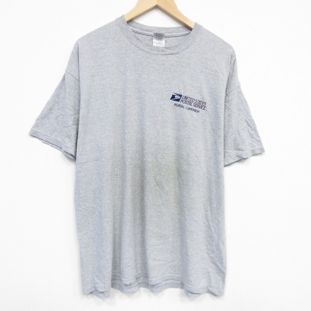 00s 半袖Tシャツ 郵便局 グレー XL | 古着