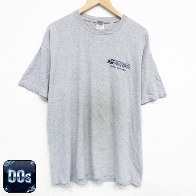 00s 半袖Tシャツ 郵便局 グレー XL | 古着