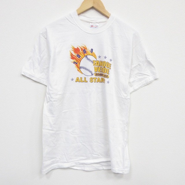 M★古着 ヘインズ Hanes 半袖 ビンテージ Tシャツ メンズ 00年代 00s オールスター コットン クルーネック 白 ホワイト 25aug09 中古