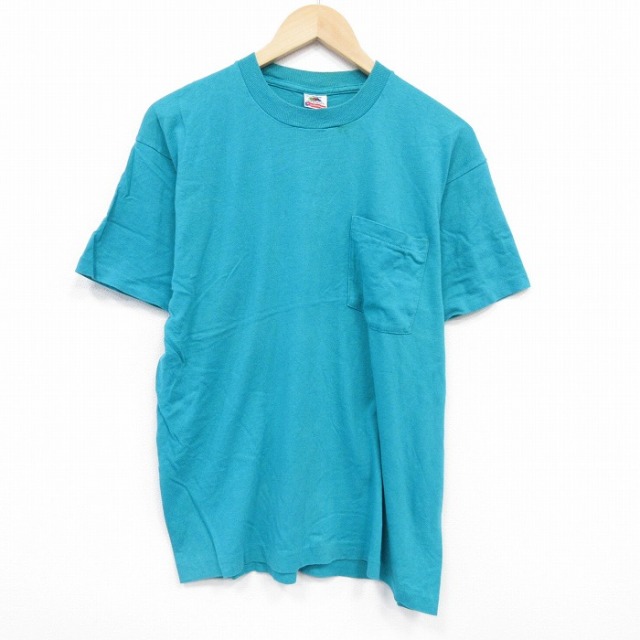 フルーツオブザルーム 90s 半袖Tシャツ グリーン L | 古着