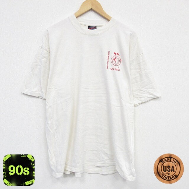 90s 半袖Tシャツ インディアン ホワイト XL | 古着