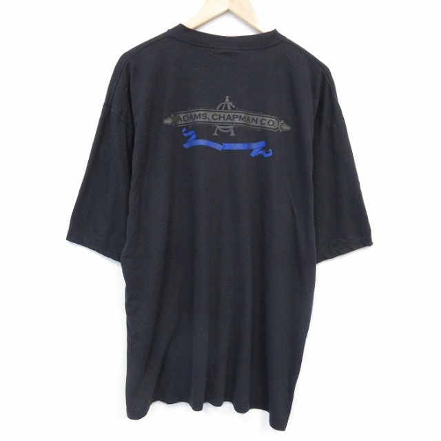 00s 半袖Tシャツ ADAMS ブラック XL | 古着