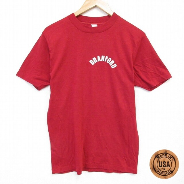 半袖Tシャツ BRANFORD レッド M | 古着