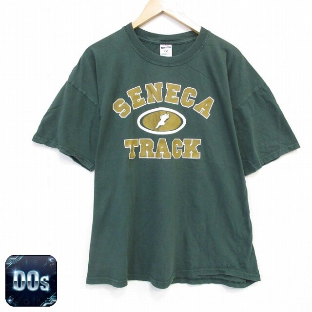 ジャージーズ 00s 半袖Tシャツ ウィングフット グリーン XL | 古着