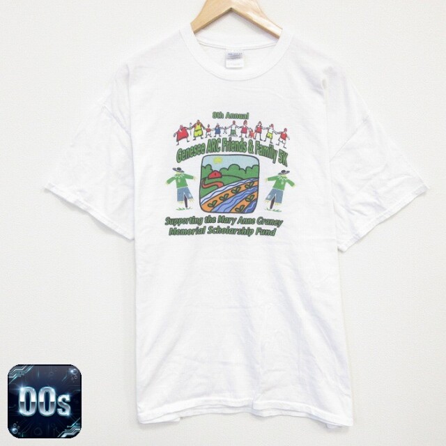 【50%OFF】00s 半袖Tシャツ カカシ企業広告 ホワイト XL | 古着