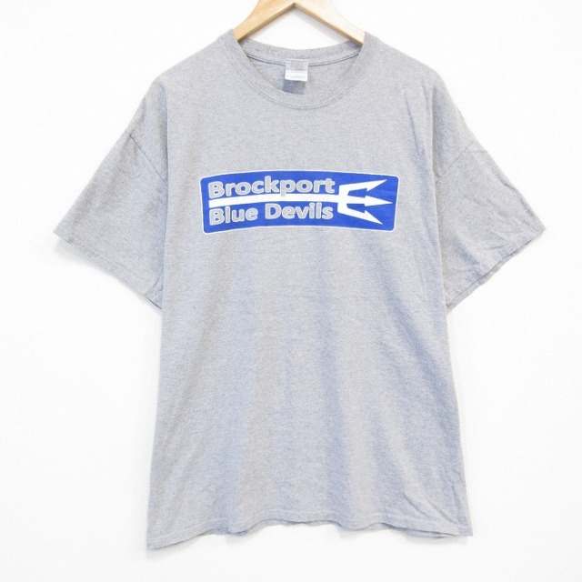 00s 半袖Tシャツ ブルーデビルズ グレー XL | 古着