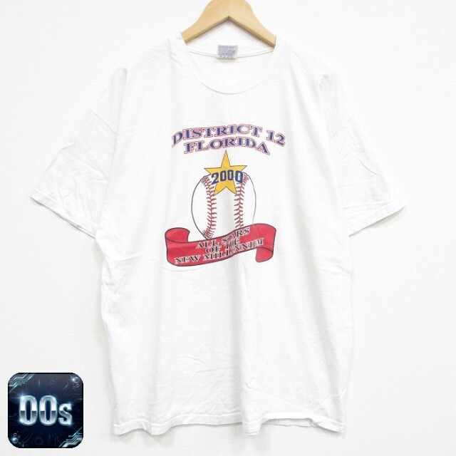 ヘインズ 00s 半袖Tシャツ オールスターズ ホワイト XL | 古着