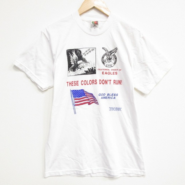 フルーツオブザルーム 00s 半袖Tシャツ 鳥 ホワイト M | 古着