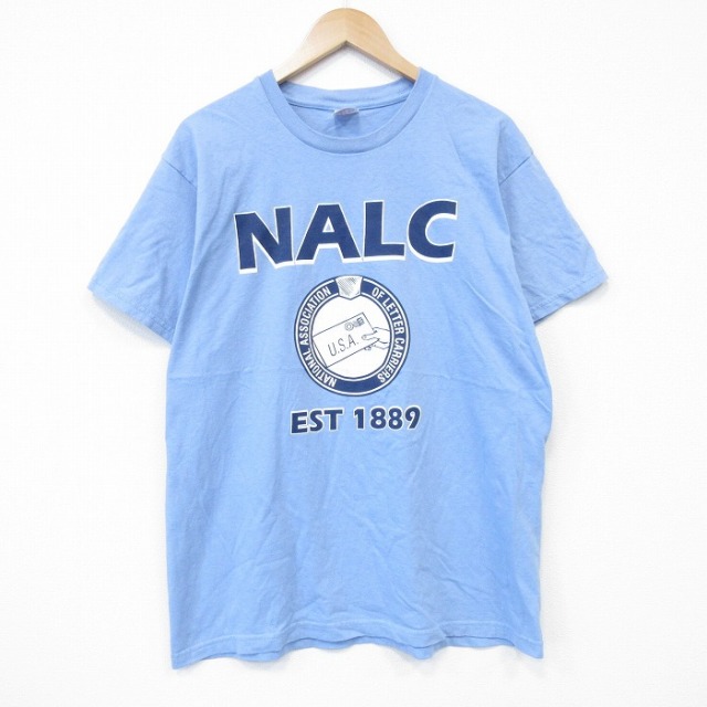 00s 半袖Tシャツ NALC ネイビー XL | 古着