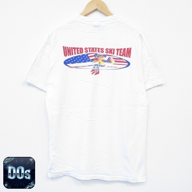 ヘインズ 00s 半袖Tシャツ USスキーチーム ホワイト L | 古着