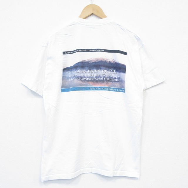 ヘインズ 00s 半袖Tシャツ 富士山 ホワイト L | 古着