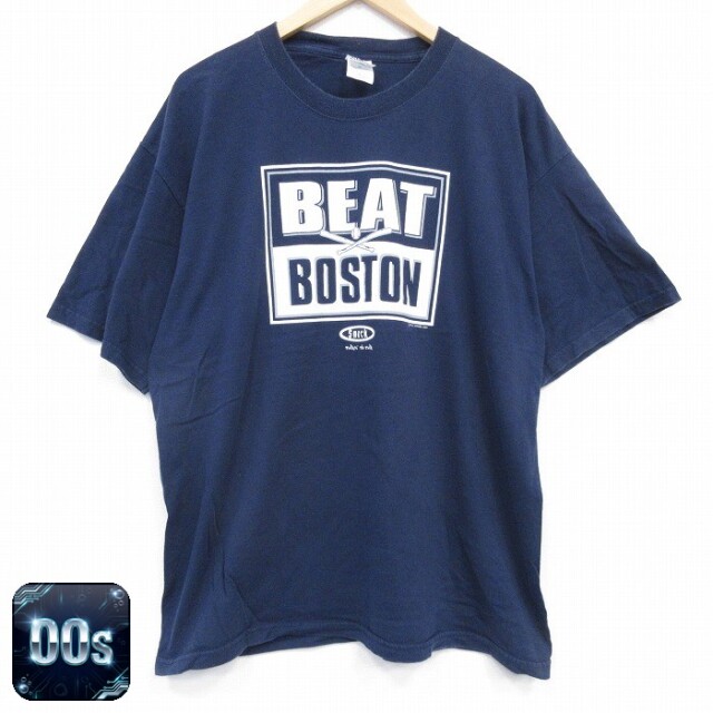 00s 半袖Tシャツ BEAT ネイビー XL | 古着