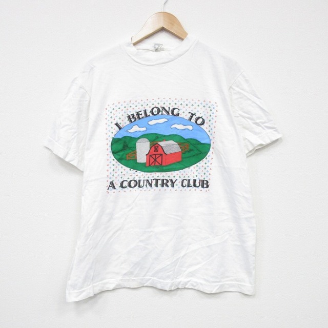 00s 半袖Tシャツ カントリークラブ ホワイト L | 古着