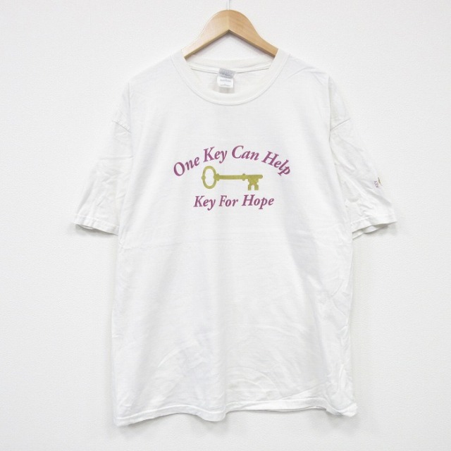 00s 半袖Tシャツ 鍵 ホワイト XL | 古着