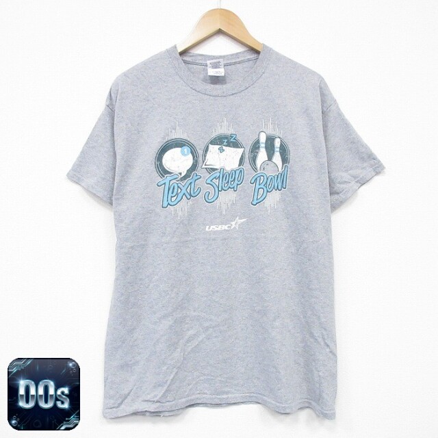 00s 半袖Tシャツ ボウリング グレー L | 古着