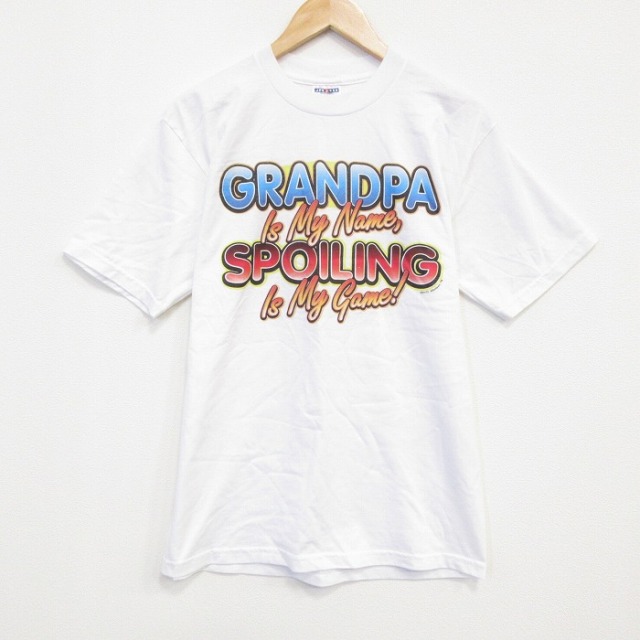 ジャージーズ 00s 半袖Tシャツ グランパ ホワイト M | 古着