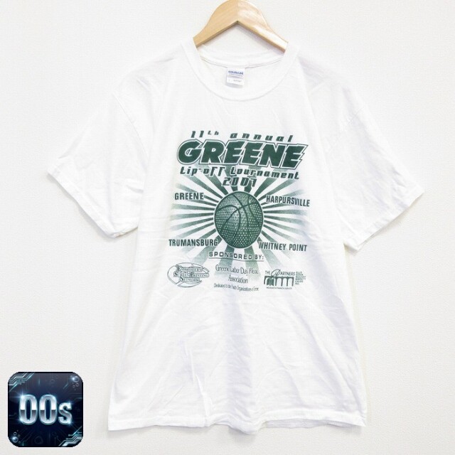 00s 半袖Tシャツ バスケットボール ホワイト L | 古着