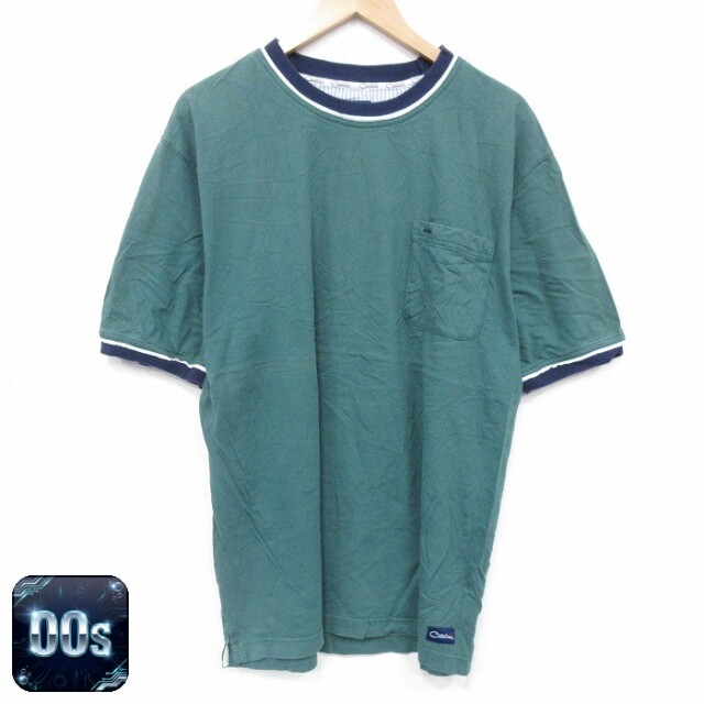 カタリナ 00s 半袖Tシャツ 胸ポケット グリーン XL | 古着