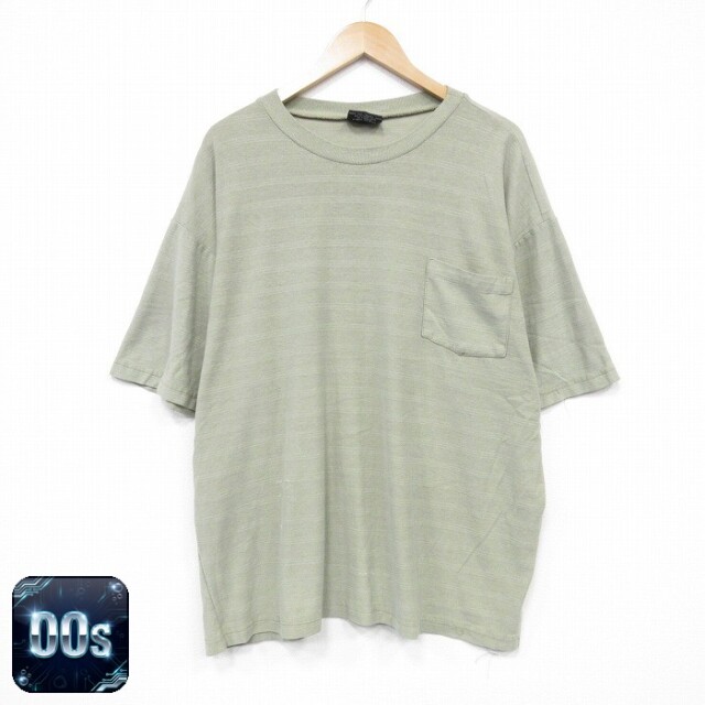 00s 半袖Tシャツ 胸ポケット付き ベージュ XL | 古着