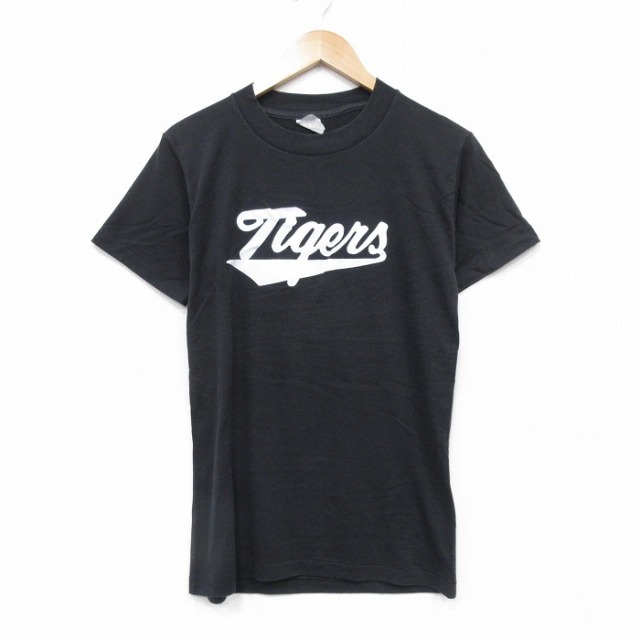 【50%OFF】80s 半袖Tシャツ タイガース ブラック S | 古着
