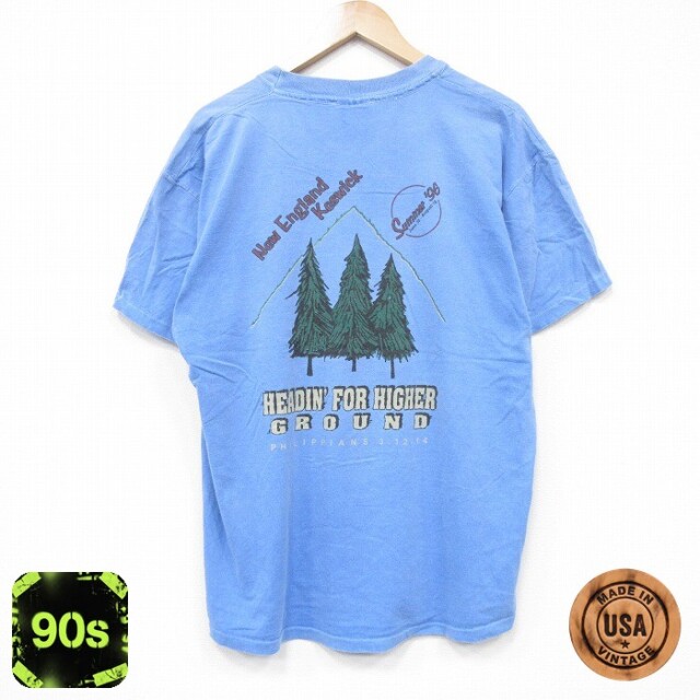 90s 半袖Tシャツ ネイビー XL | 古着