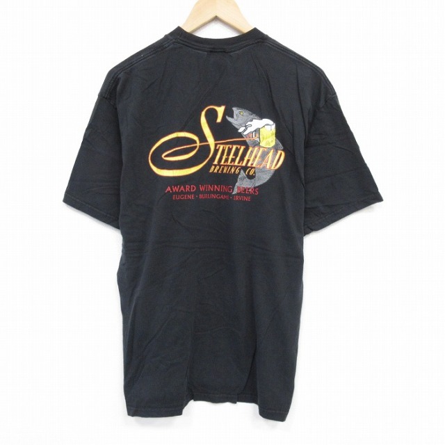 ジャージーズ 90s 半袖Tシャツ ビール ブラック XL | 古着
