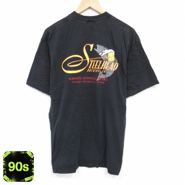 ジャージーズ 90s 半袖Tシャツ ビール ブラック XL | 古着