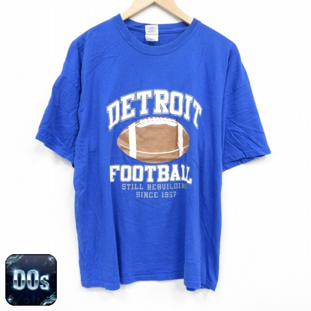 00s 半袖Tシャツ フットボール ブルー XL | 古着