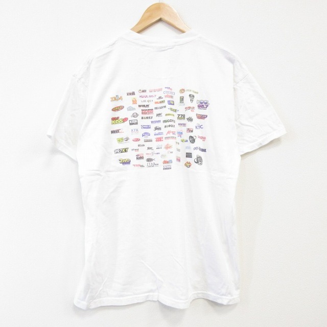 フルーツオブザルーム 00s 半袖Tシャツ ラジオ局 ホワイト XL | 古着