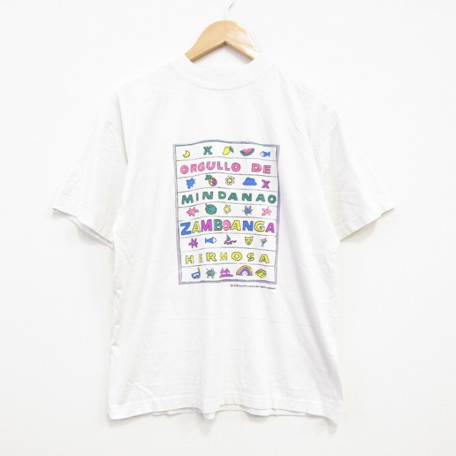 90s 半袖Tシャツ MINDANAO ホワイト L | 古着