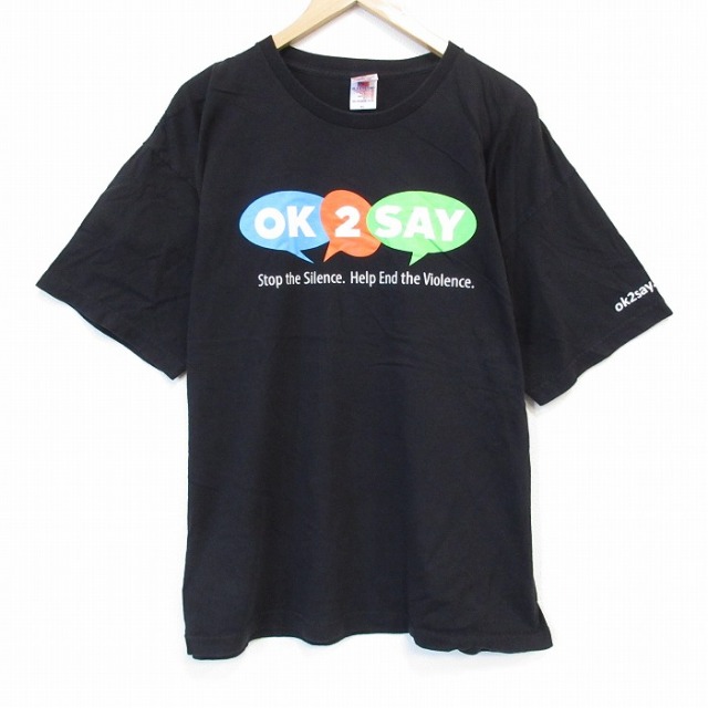 00s 半袖Tシャツ OK ブラック XL | 古着