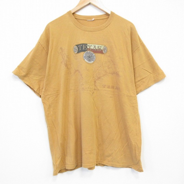 00s 半袖Tシャツ テキサス イエロー XL | 古着