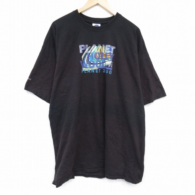 プラネットハリウッド 00s 半袖Tシャツ ブラック XL | 古着