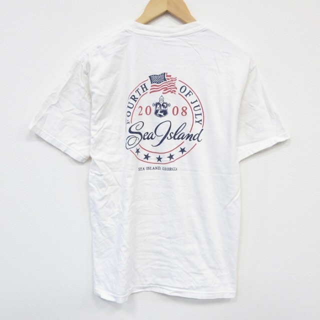ヘインズ 00s 半袖Tシャツ シーアイランド ホワイト M | 古着