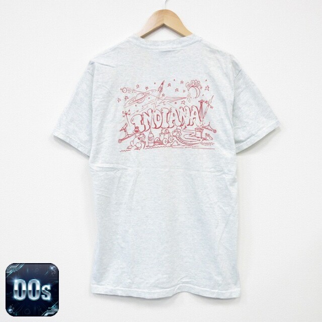 フルーツオブザルーム 00s 半袖Tシャツ インディアナ グレー L | 古着