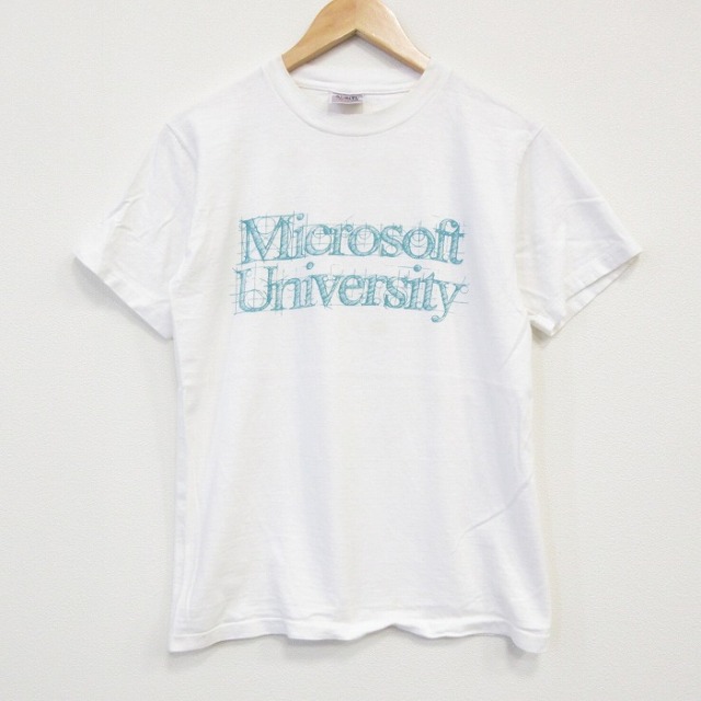 90s 半袖Tシャツ マイクロソフト ホワイト M | 古着