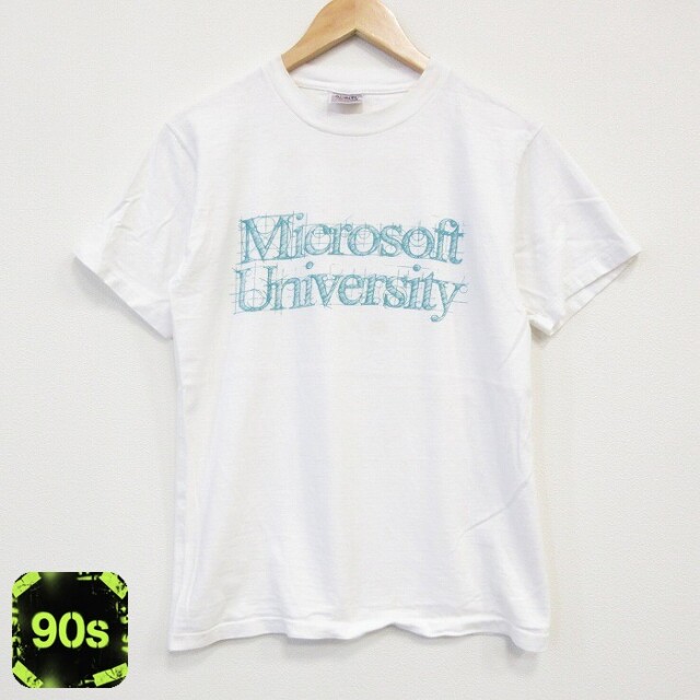 90s 半袖Tシャツ マイクロソフト ホワイト M | 古着